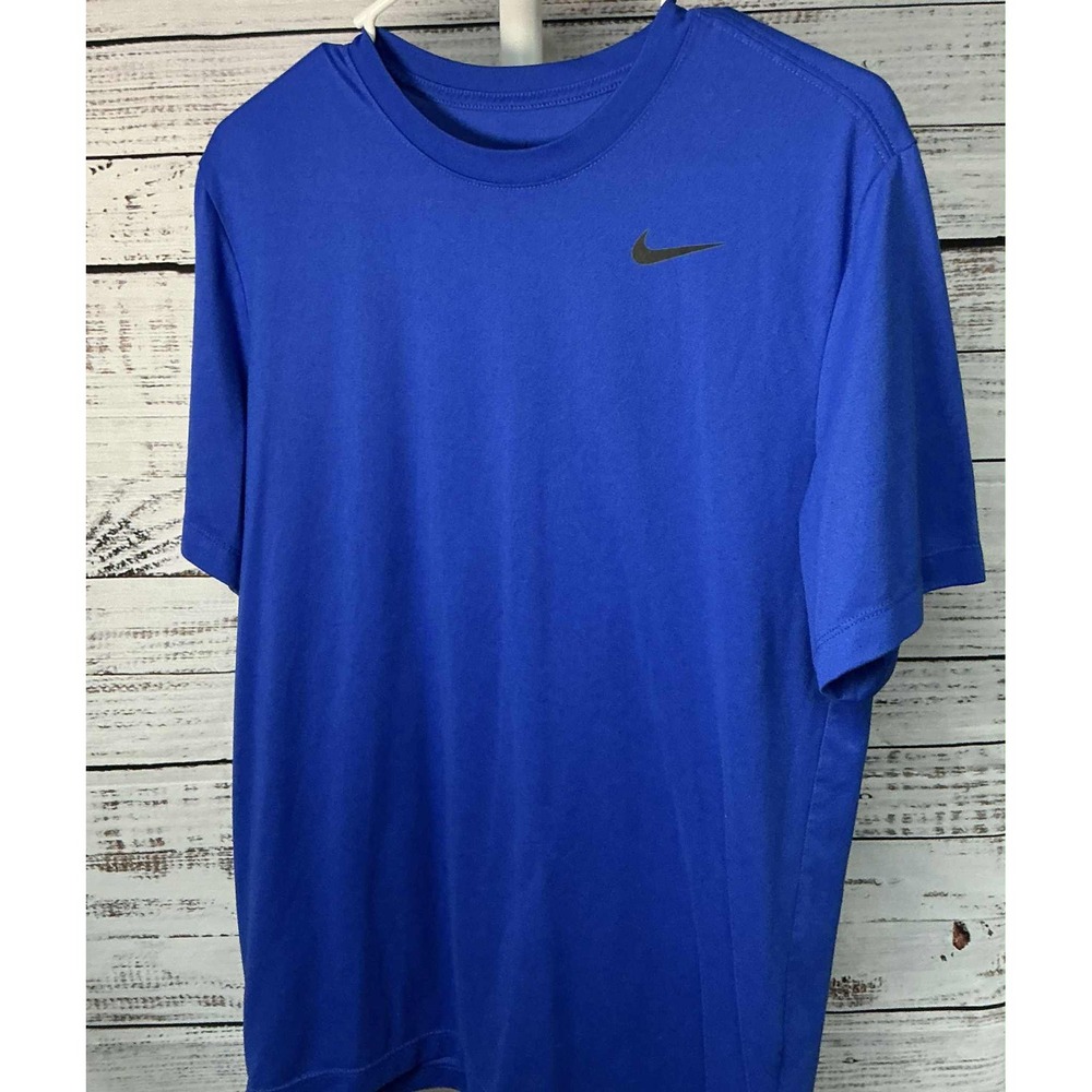 Nike Kids Dri-Fit Royal Blue‎ Athletic T-Shirt Tee Size M